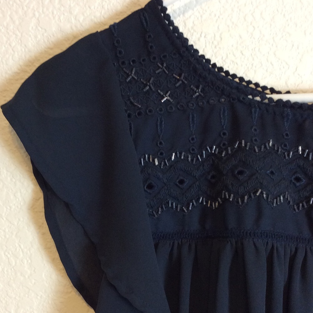 Dark Blue Top